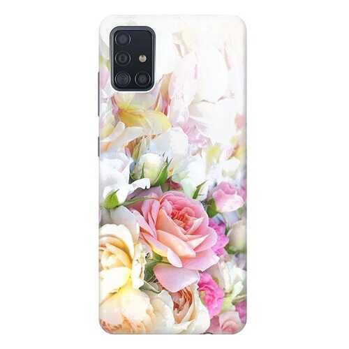 Чехол RE:PA для Samsung Galaxy A51 с принтом Нежные розы в Фианит-Ломбард