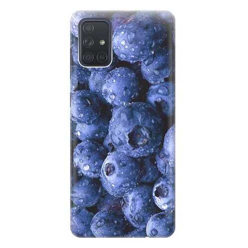 Чехол RE:PA для Samsung Galaxy A71 с принтом Черника в Фианит-Ломбард
