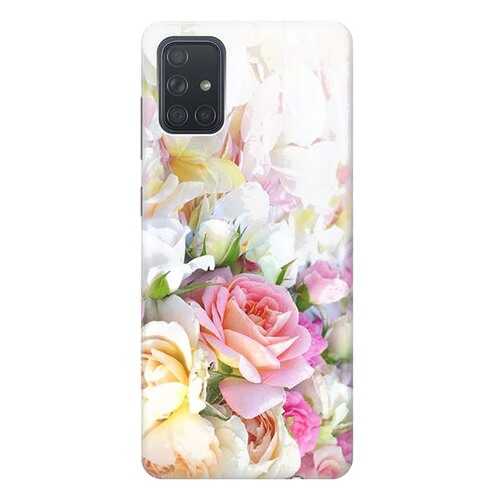 Чехол RE:PA для Samsung Galaxy A71 с принтом Нежные розы в Фианит-Ломбард