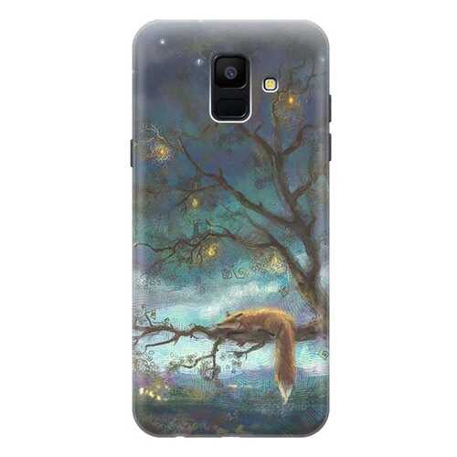 Чехол RE:PA для Samsung Galaxy J6 (2018) с принтом Лиса на дереве в Фианит-Ломбард