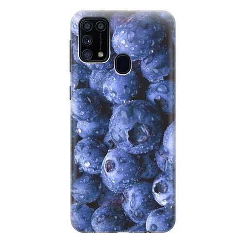 Чехол RE:PA для Samsung Galaxy M31 с принтом Черника в Фианит-Ломбард