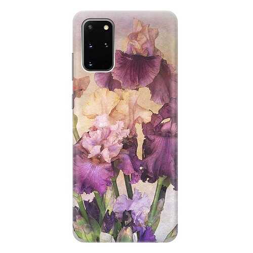 Чехол RE:PA для Samsung Galaxy S20+ с принтом Фиолетовые цветы в Фианит-Ломбард