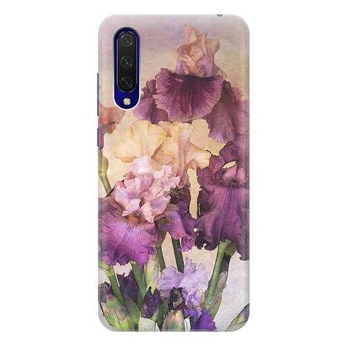 Чехол RE:PA для Xiaomi Mi 9 Lite / CC9 с принтом Фиолетовые цветы в Фианит-Ломбард