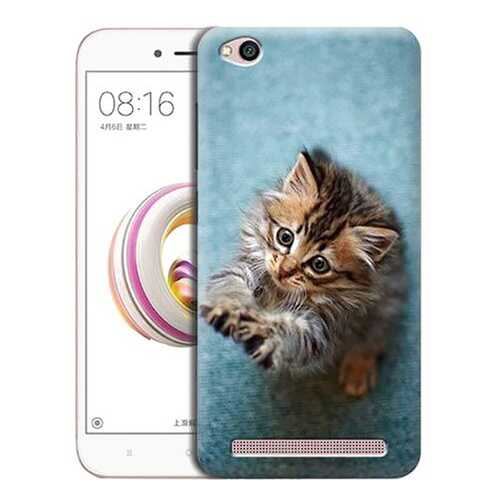 Чехол RE:PA для Xiaomi Redmi 5A с принтом Котёнок на голубом в Фианит-Ломбард