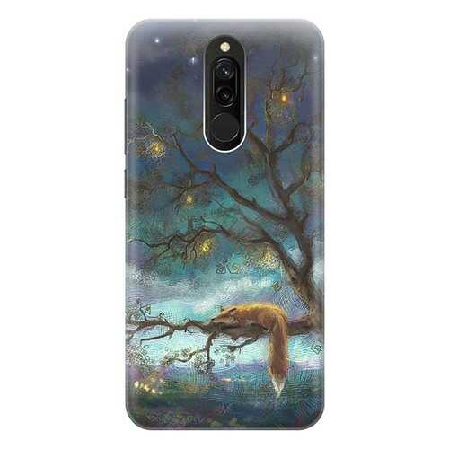 Чехол RE:PA для Xiaomi Redmi 8 с принтом Лиса на дереве в Фианит-Ломбард