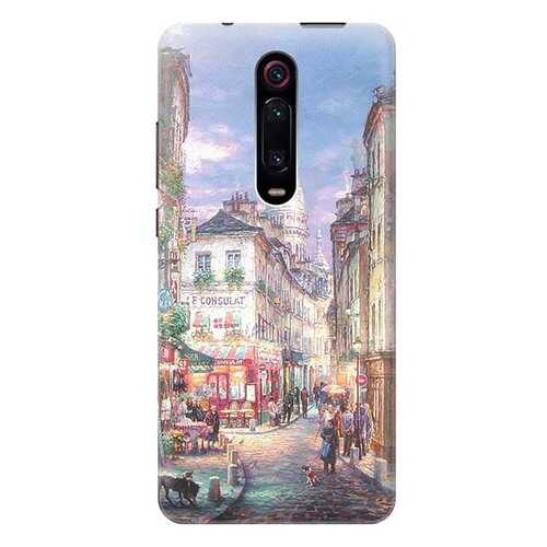 Чехол RE:PA для Xiaomi Redmi K20/K20 Pro/Mi 9T/Mi 9T Pro с принтом Пейзаж Монмартра в Фианит-Ломбард