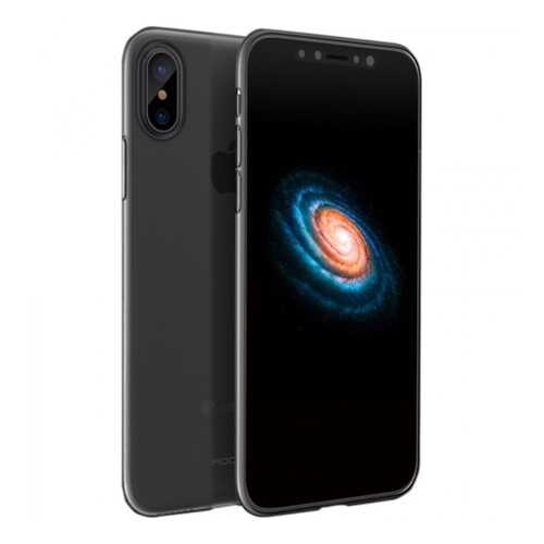 Чехол Rock Naked Shell series для Apple iPhone X Transparent black в Фианит-Ломбард