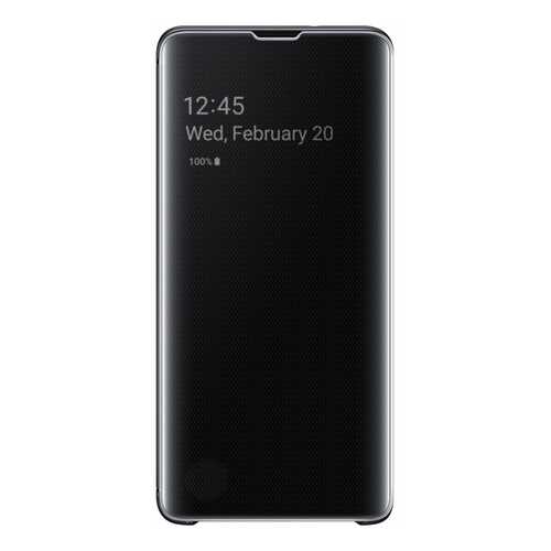 Чехол Samsung Clear View Cover для Galaxy S10 Black в Фианит-Ломбард