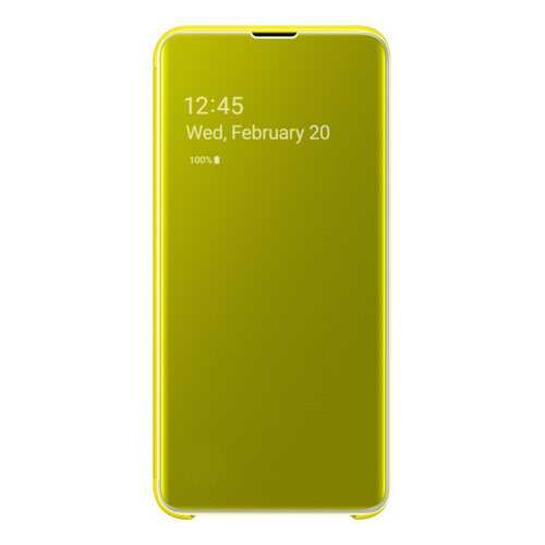 Чехол Samsung Clear View Cover для Galaxy S10E Yellow в Фианит-Ломбард