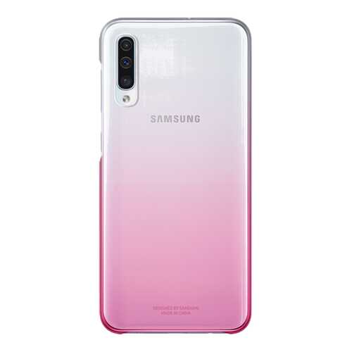Чехол Samsung для A50 Pink/Transparent в Фианит-Ломбард
