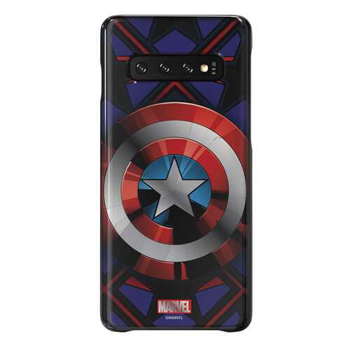 Чехол Samsung для S10 Captain America Blue/Red/White в Фианит-Ломбард