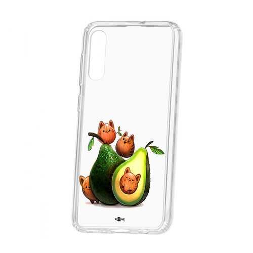 Чехол Samsung Galaxy A50 2019 Kruche Print Авокотики в Фианит-Ломбард