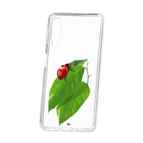 Чехол Samsung Galaxy A7 (2018) A750 Kruche Print Ladybug в Фианит-Ломбард