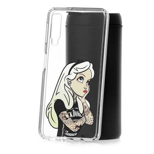 Чехол Samsung Galaxy A7 (2018) A750 Kruche Print Tattoo Girl в Фианит-Ломбард