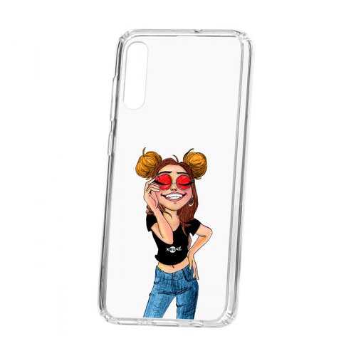 Чехол Samsung Galaxy A70 Kruche Print Smiling в Фианит-Ломбард