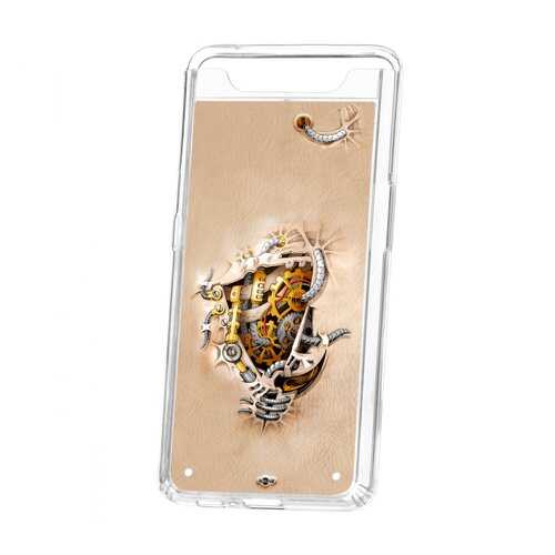 Чехол Samsung Galaxy A80 Kruche Print Механизм в Фианит-Ломбард