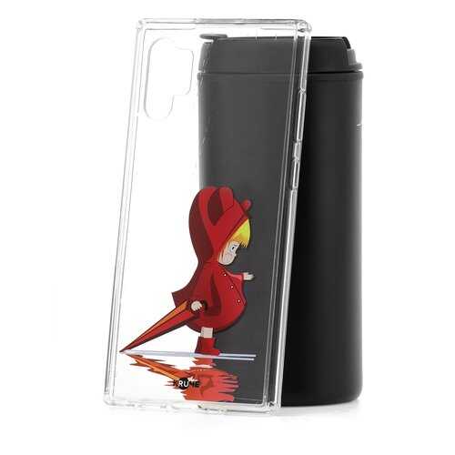 Чехол Samsung Galaxy Note 10+ Kruche Print Девочка с зонтом в Фианит-Ломбард