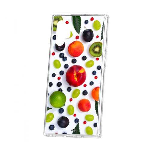 Чехол Samsung Galaxy Note 10+ Kruche Print Fruits в Фианит-Ломбард