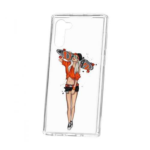 Чехол Samsung Galaxy Note 10 Kruche Print Лонгборд в Фианит-Ломбард