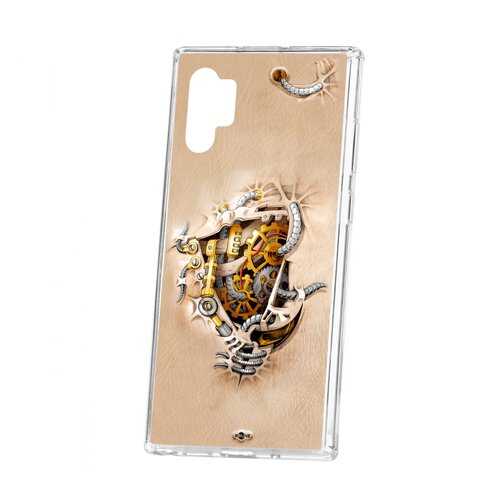 Чехол Samsung Galaxy Note 10+ Kruche Print Механизм в Фианит-Ломбард