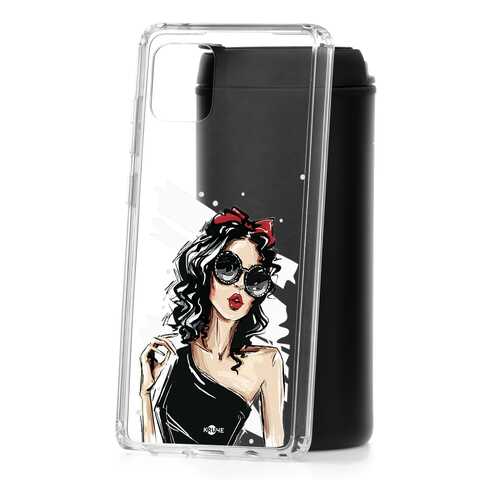 Чехол Samsung Galaxy Note 10 Lite Kruche Print Фэшн леди в Фианит-Ломбард