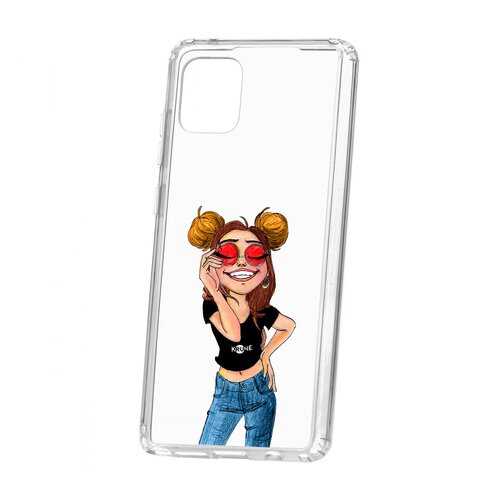 Чехол Samsung Galaxy Note 10 Lite Kruche Print Smiling в Фианит-Ломбард