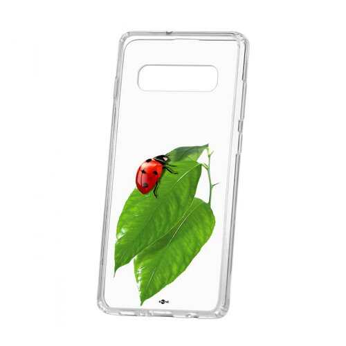 Чехол Samsung Galaxy S10+ Kruche Print Ladybug в Фианит-Ломбард