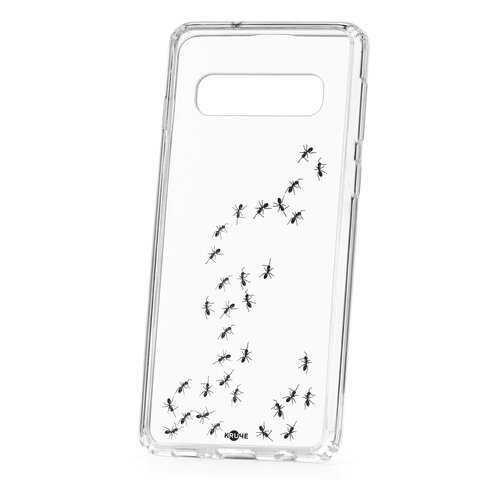 Чехол Samsung Galaxy S10 Kruche Print Муравьи в Фианит-Ломбард