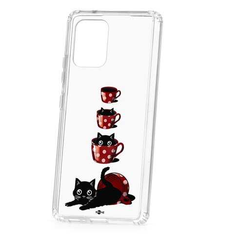 Чехол Samsung Galaxy S10 Lite Kruche Print Котенок в чашке в Фианит-Ломбард
