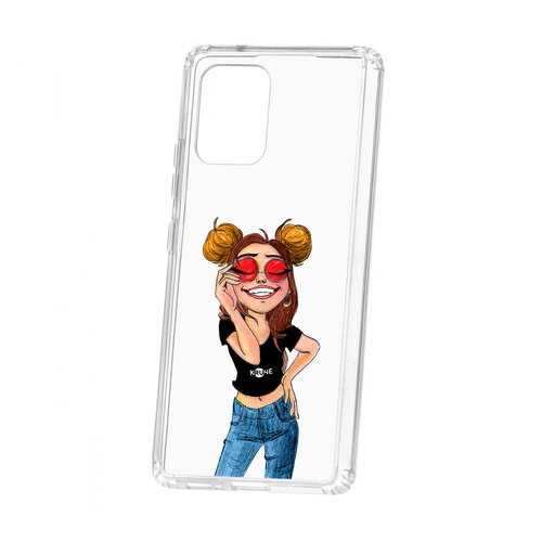 Чехол Samsung Galaxy S10 Lite Kruche Print Smiling в Фианит-Ломбард
