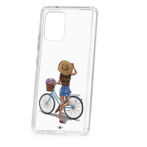 Чехол Samsung Galaxy S10 Lite Kruche Print Велосипедная прогулка в Фианит-Ломбард