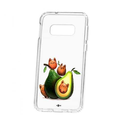 Чехол Samsung Galaxy S10e Kruche Print Авокотики в Фианит-Ломбард
