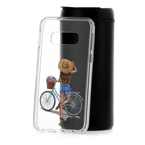 Чехол Samsung Galaxy S10e Kruche Print Велосипедная прогулка в Фианит-Ломбард