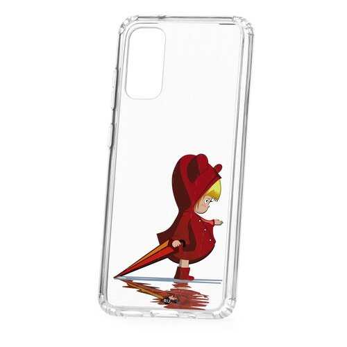 Чехол Samsung Galaxy S20 Kruche Print Девочка с зонтом в Фианит-Ломбард