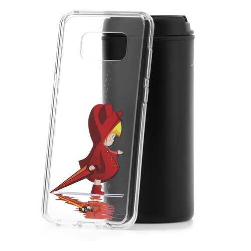 Чехол Samsung Galaxy S8 Plus Kruche Print Девочка с зонтом в Фианит-Ломбард