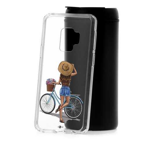 Чехол Samsung Galaxy S9 Kruche Print Велосипедная прогулка в Фианит-Ломбард