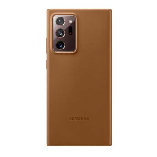 Чехол Samsung Leather Cover для Galaxy Note20 Ultra Brown в Фианит-Ломбард