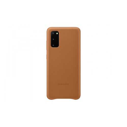 Чехол Samsung Leather Cover X1 для Galaxy S20 Brown в Фианит-Ломбард