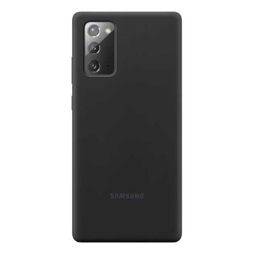 Чехол Samsung Silicone Cover для Samsung Note 20 Black в Фианит-Ломбард