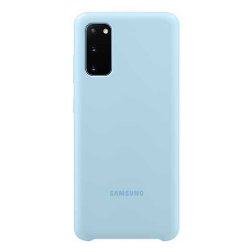Чехол Samsung Silicone Cover X1 для Galaxy S20 Sky Blue в Фианит-Ломбард