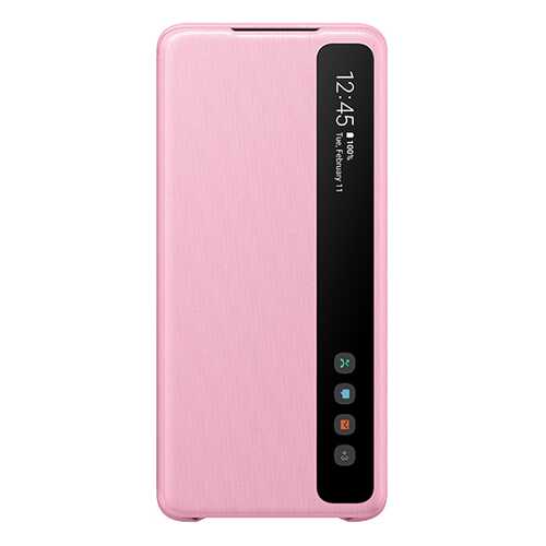 Чехол Samsung Smart Clear View Cover Y2 для Galaxy S20+ Pink в Фианит-Ломбард