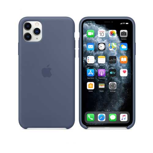 Чехол Silicone Case для Apple iPhone 11 Pro Max Alaskan Blue (MWYE2FE/A) в Фианит-Ломбард