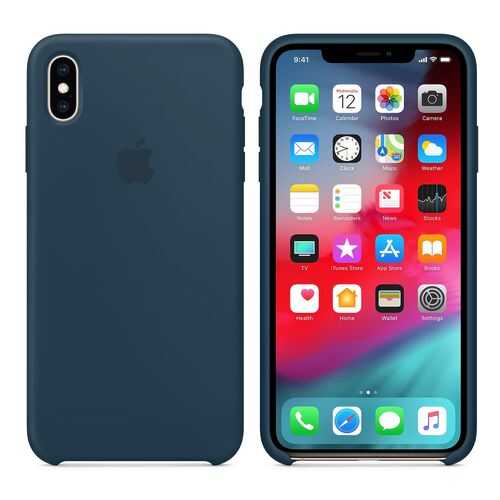 Чехол Silicone Case для Apple iPhone XS Max Pacific Green (MWF80FE/A) в Фианит-Ломбард