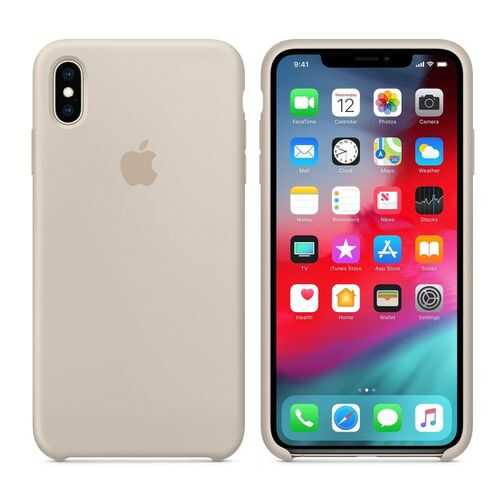 Чехол Silicone Case для Apple iPhone XS Max Stone (MWP4FE/A) в Фианит-Ломбард