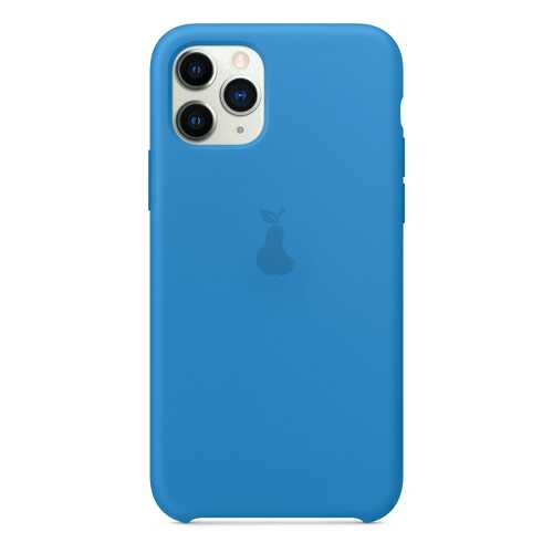 Чехол Silicone Case для iPhone 11 Pro Max Премиум, голубой, SCPQIP11PM-12-SURF в Фианит-Ломбард