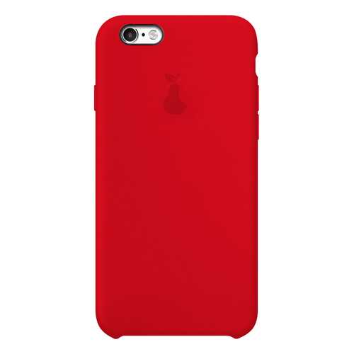 Чехол Silicone Case для iPhone 6 Plus/6S Plus, красный, SCIP6SP-51-PRED в Фианит-Ломбард