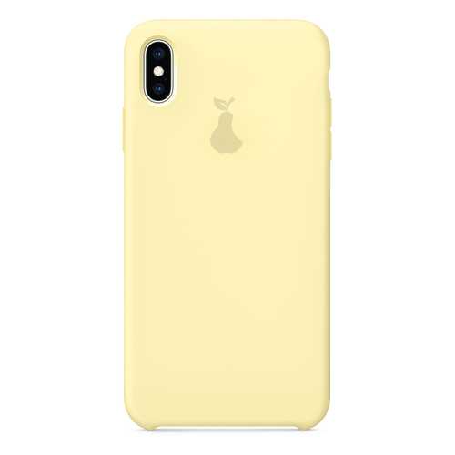 Чехол Silicone Case для iPhone X/XS Premium, Light Yellow, SCPQIPXXS-15-LIMO в Фианит-Ломбард