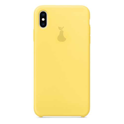 Чехол Silicone Case для iPhone XS Max, желтый, SCIPXSM-04-YELO в Фианит-Ломбард