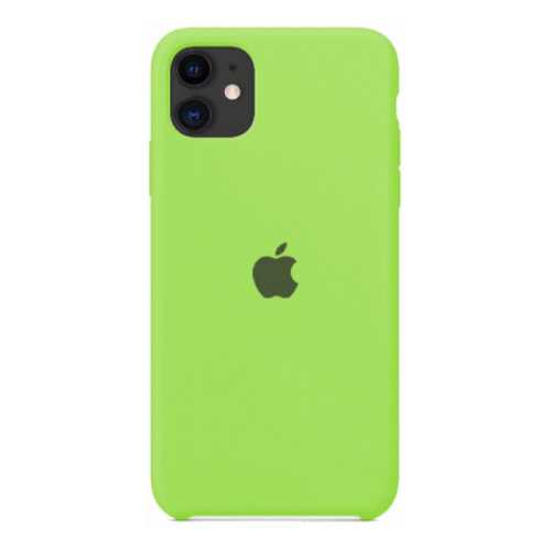 Чехол Silicone Case Lux для iPhone 11 Bright Green в Фианит-Ломбард