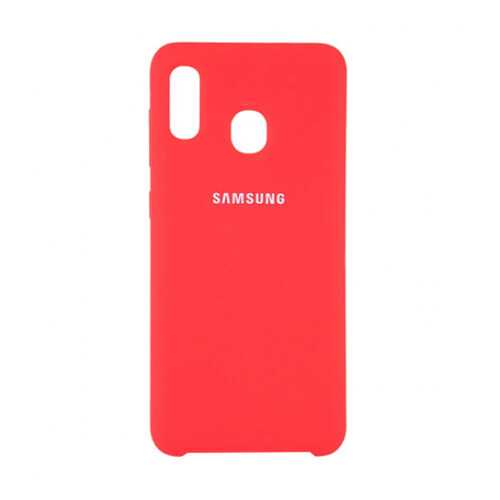 Чехол Silicone Cover для Samsung Galaxy A20 / A30 Red в Фианит-Ломбард